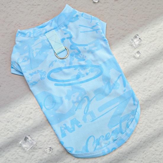 Жилет для собак, эластичный, облегающий, дышащий, противоскользящий, шелковый, прохладный, универсальный, пылезащитный, одежда для домашних животных