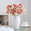 Yousheng 6 шт. Имитация букета цимбидиума Настоящее прикосновение Искусственные цветы Не увядающие Выцветающие Яркий цвет Искусственный цветок