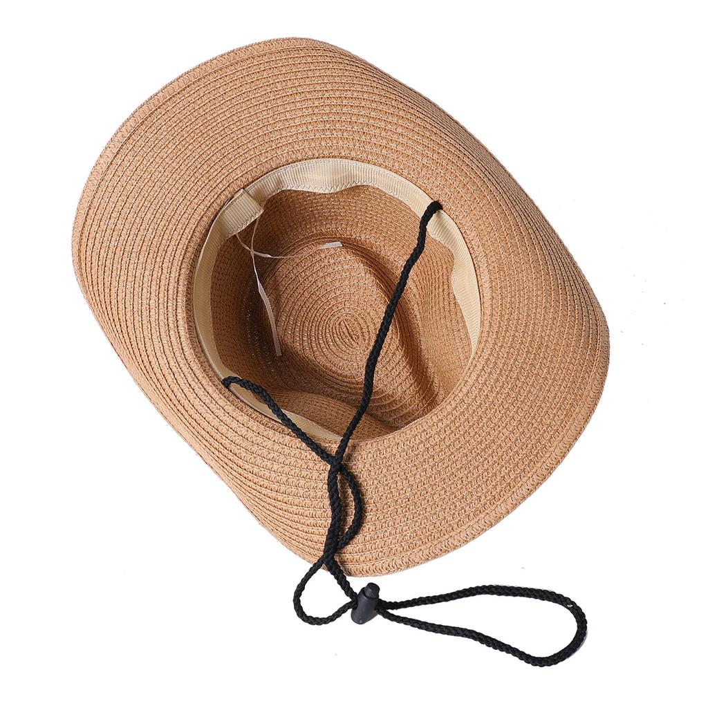 Летняя ковбойская соломенная шляпа для женщин и мужчин, складная, для путешествий, защита от ультрафиолета, пляжная шляпа, панама, джазовые шляпы