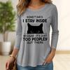 Tops For Women Peeking At Cats Print Round Neck Long Sleeve T-shirt Fall Casual Slim Pullover Women's Long Sleeve Top