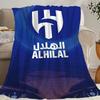 Hot Al H-Hilal S-SFC Football Blanket Soft Comfortable Nap Plush Suitable For Iiving Room Office Bedroom Birthday Home Kid Gift