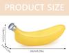 5Oz Banana Shaped 304 Stainless Steel Cup Outdoor Flask Stainless Steel Flask, with Bracket Hook and Funnel