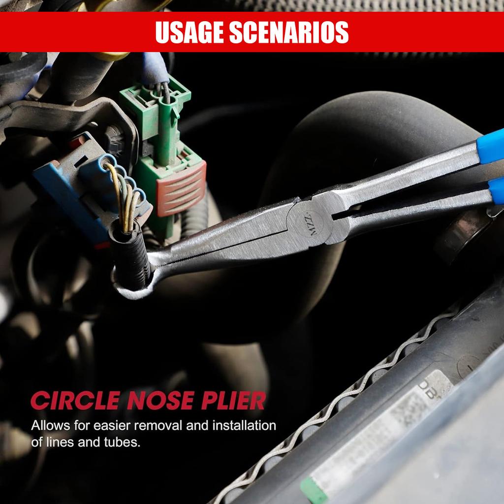 3/5Pcs Hose Gripper Plier Carbon Steel Spark Plug Removal Pliers Long Handle Car Electrical Disconnect Plier Radiator Hose Clamp