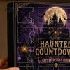 Cute Acrylic Collectibles Halloween Advent Calendar, 24 Day Haunted Countdown Box with Mini Compact Decor Figures, Spooky Collectible Toy Set