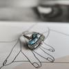 Серебряное кольцо с натуральным топазом 5.98ct, вес изделия 4,94 гр (2179702)