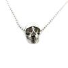 [J4079] - Silver 'Skull' Silver Necklace