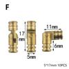 10Pcs 1/2 Inch Hidden Hinges Brass Invisible Wooden Case Hardware Supplies Small Box Barrel Hinge