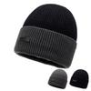 Шапка мужская сезонная уличная флисовая теплая хлопковая шапка женская велосипедная утолщенная теплая вязаная шерстяная шапка