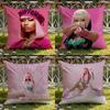 Чехол для подушки N-Nicki Minaj Pink F-Friday для дома и автомобиля, двойной: Двусторонняя конструкция для максимального комфорта