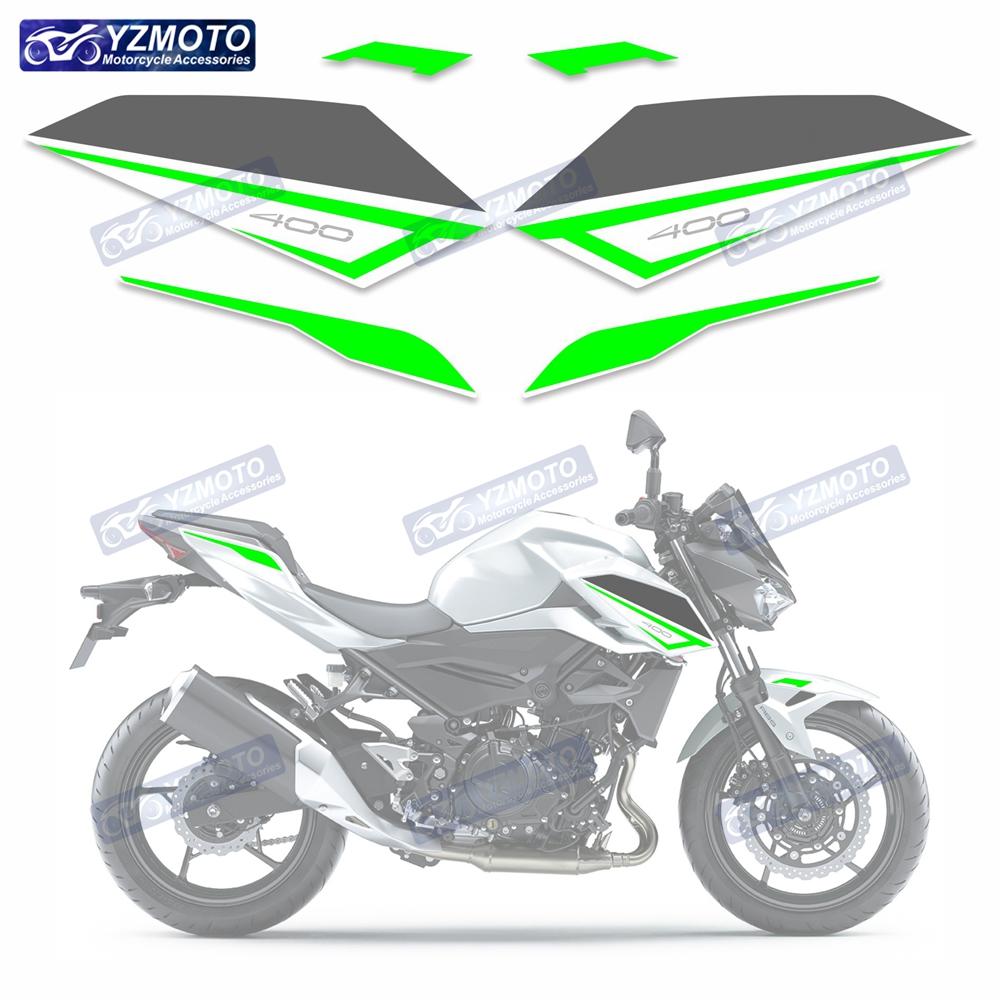 Для Z400 2020 Мотоциклетные Аксессуары Полный Комплект Наклеек на Обтекатель Мотоцикла Светоотражающие Водонепроницаемые Декоративные Наклейки