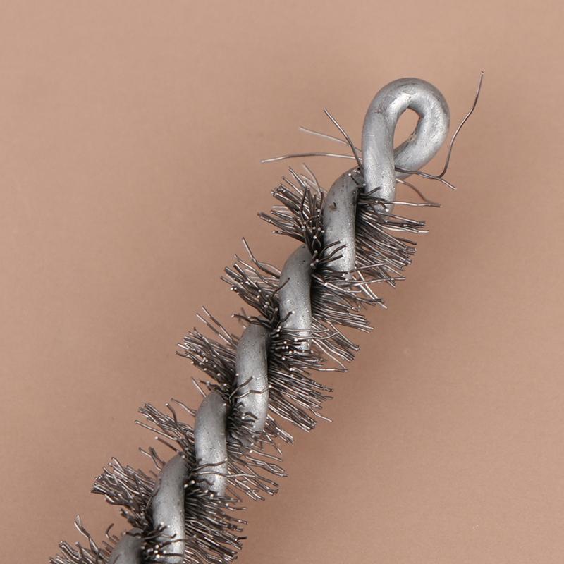 Набор из 6 щеток для чистки труб из нержавеющей стали, 1/4" шестигранный стержень, витая проволока, щеточный ершик для чистки отверстий, щеточный ершик с проволочной щетиной для отверстий