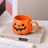 New Halloween Pumpkin Cup Creative Mug Retro Holiday Water Cup Practical Hand Cup Pumpkin Cup