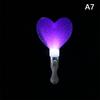 1Pc Colors Change LED Glow Stick Heart Star Shape Luminous Concert Cheering Tube Wedding Party Light Stick