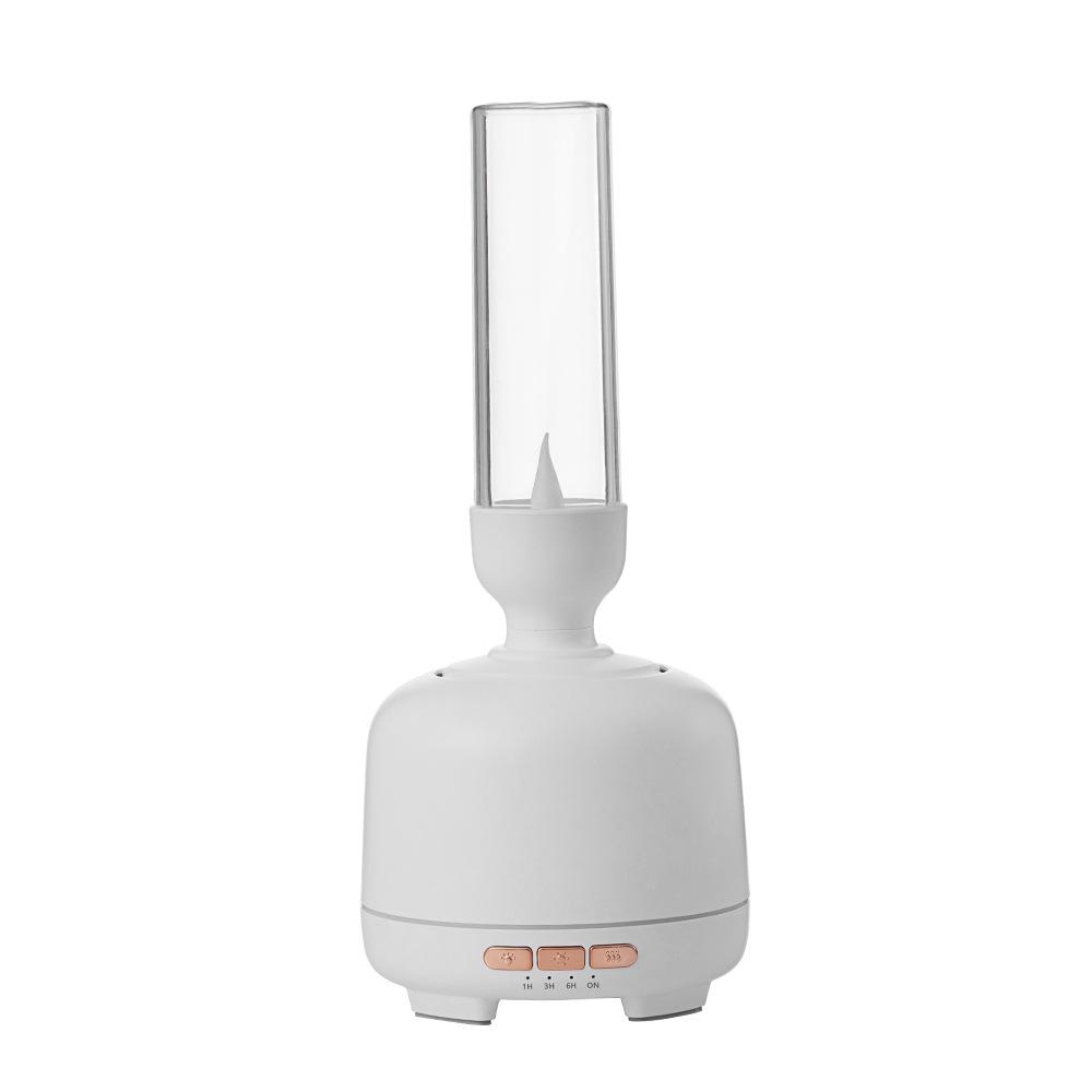 Essential Oil Diffuser with LED Candle Light, Silent Double Spray Aromatherapy Humidifier for Bedroom, Office, Party, Yoga