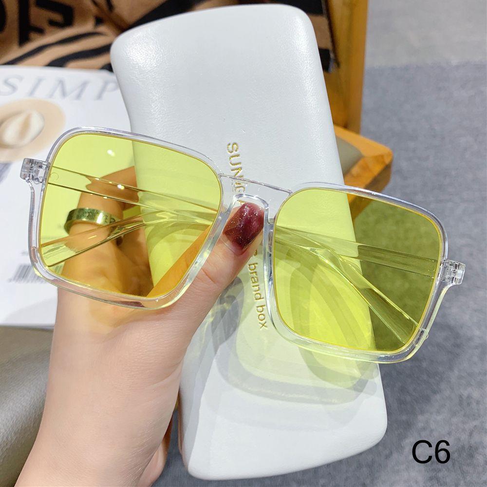 Luxury Black Eyewear UV400 Men Sun Glasses Oversized Sunglasses Goggle Women Square Sunglasses
