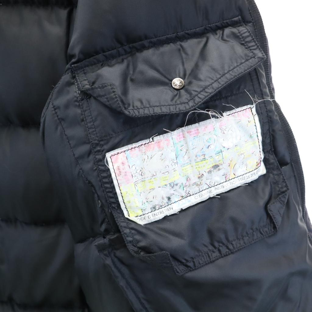 Moncler 80s 90s Old French Down Jacket 90-4 Navy Men's Used
