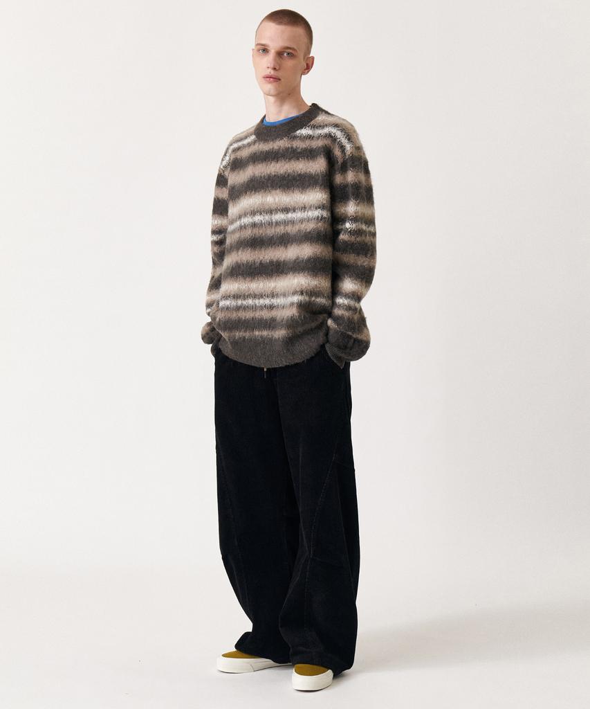 GOLDEN SUNSHINE Corduroy Parachute Pants_Black
