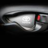 WTRK1 4pcs Car Interior Door Handle Bowl Frame Cover Trim Sticker For Toyota Prado Yaris Hilux Fortuner Corolla Camry Car stickers