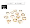 Парные кольца для женщин Anillos Mujer Gold Ring Set Bagues Anillo Bohemian Jewellery Slytherin Accessories Couple Gift Sygnety