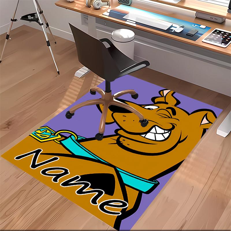 Custom personalization Scooby-Doo Print Area Rug - Soft, Washable Non-Slip Indoor Mat,Living Room,Home&Office Decorative Rug