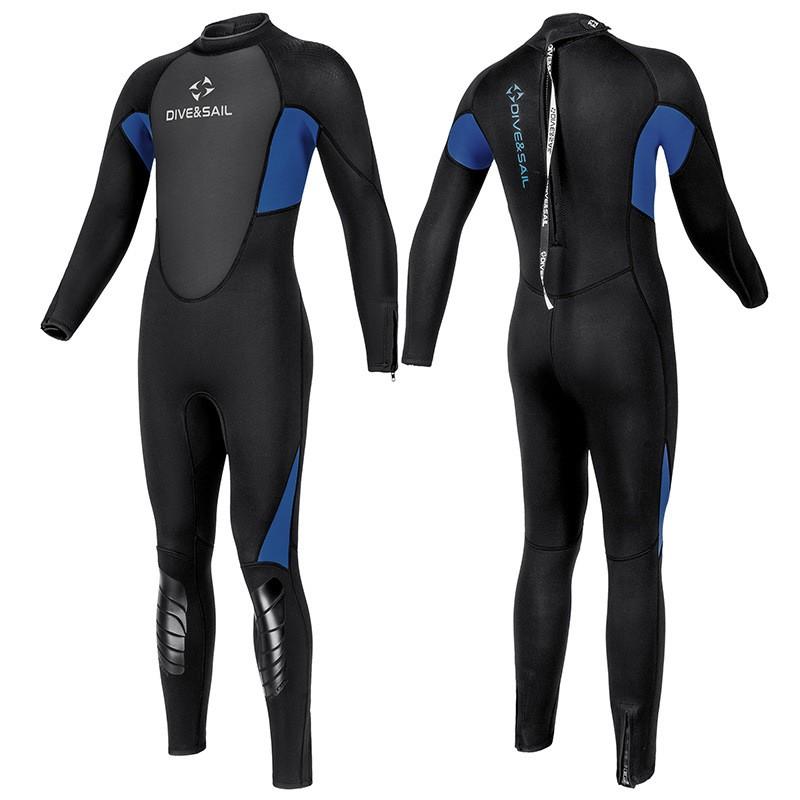 Diving Wetsuit 3mm Fullsuit Men Thermal Neoprene Surfing Snorkeling Winter Swimming Jellyfish Protection