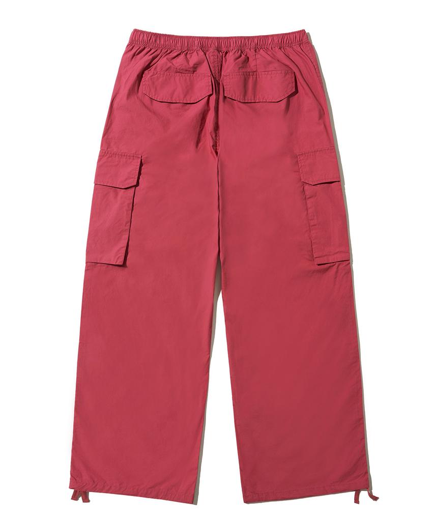 BROWNBREATH Tag Washed Cargo Pants - Indy Pink