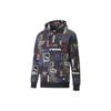 Puma Logo Doodle Hoodie Men Hoodies Black 620425-01