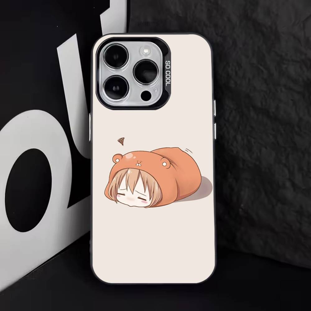 Аниме Дома У-Умару Чехол для телефона для iPhone 17,16,15,14,13,12,11,Pro,Max,Plus,E,Air,Mini Черный ТПУ Чехол