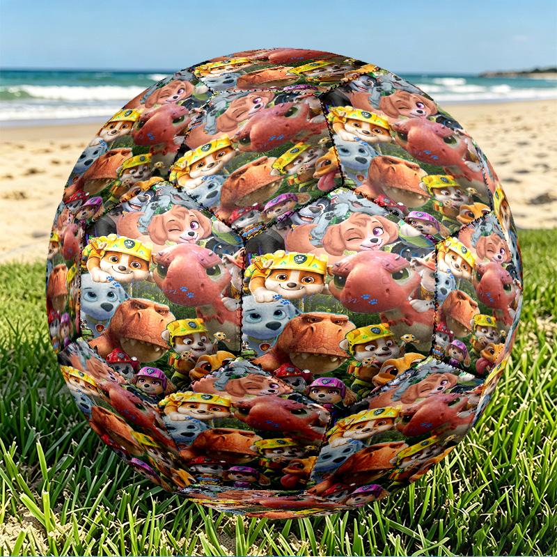 PAW Patrol Print Size 5 Soccer Ball, PU Wear Resistant Football for Match Training and Daily Practice, Birthday Gift for Soccer Fans