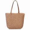 Summer Large-capacity Straw Woven Bag Women's New Commuter Shoulder Bag Seaside Beach Woven Tote Bag