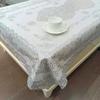 European Style PVC Gilded Table Mat Waterproof Scald Resistant Rectangular Dining Table Cloth Unwashed Plastic Coffee Table Case