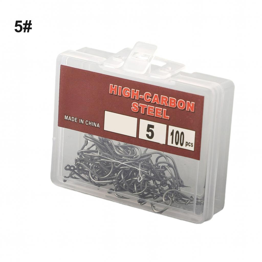 Brand New Fishing Accessorie Fish Hook Super 100pcs 27g Carbon Steel