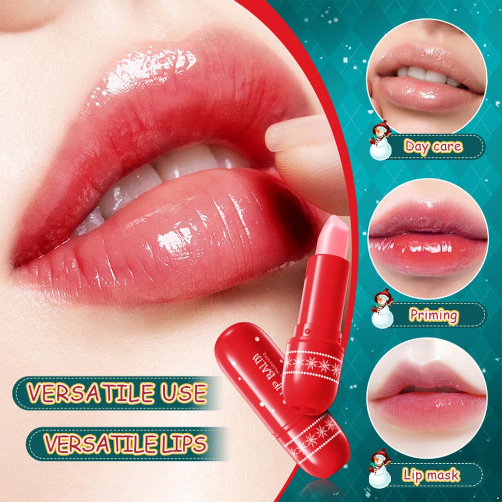 Festive Honey Fruit Flavored Moisturizing Lip Balm for Nourishing Dry Lips Perfect Christmas Stocking Stuffer Present