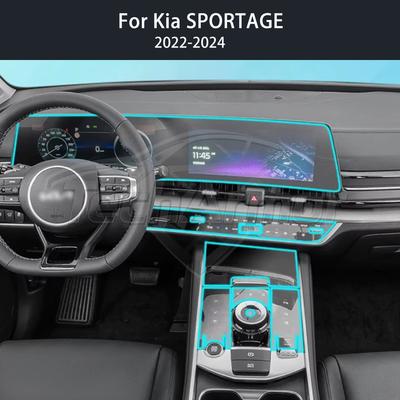 Защитная пленка из ТПУ для интерьера автомобиля, защита от царапин для Kia Sportage -24, прозрачные защитные наклейки, аксессуары