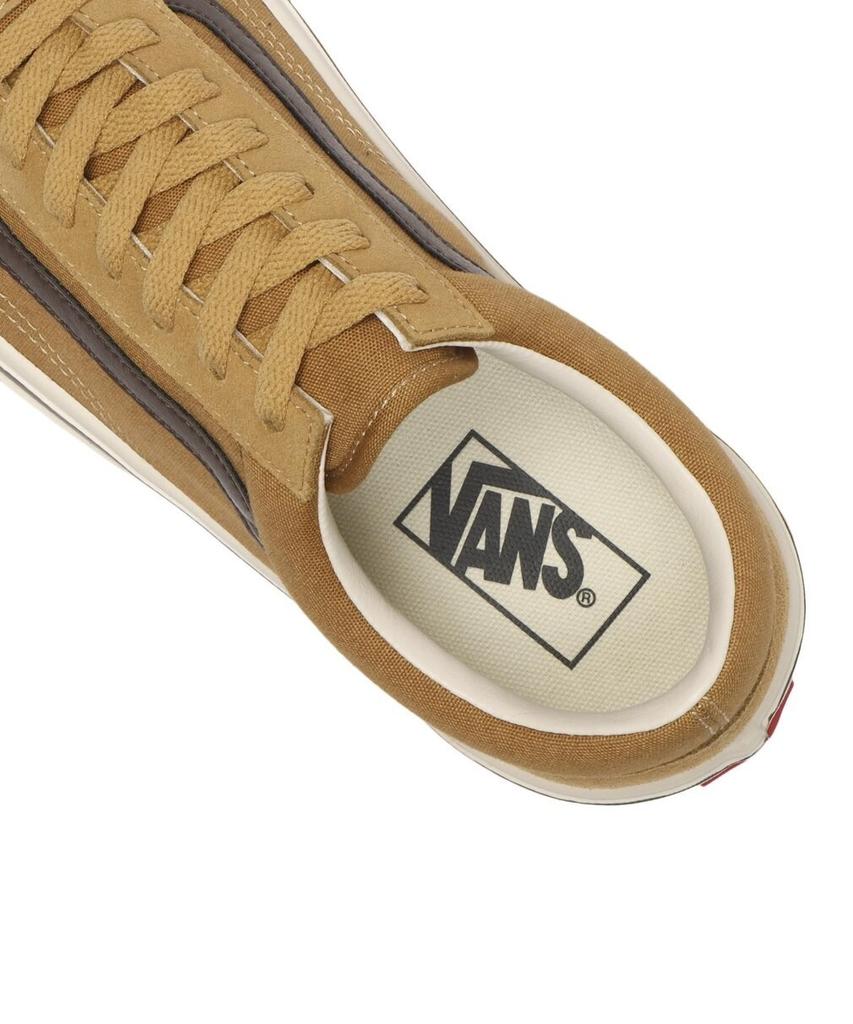 672835-0008 Vans Old Skool Lite "Бежевый/Коричневый" (V36 ЛАЙТ) (Мужской)