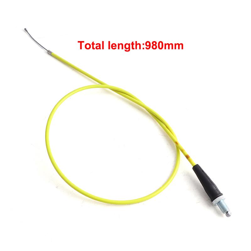 For Yamaha Kawasaki KTM Honda Suzuki Dirt Bike Universal Motorcycle Accelerator 980mm 1080mm Straight Connection Throttle Cable