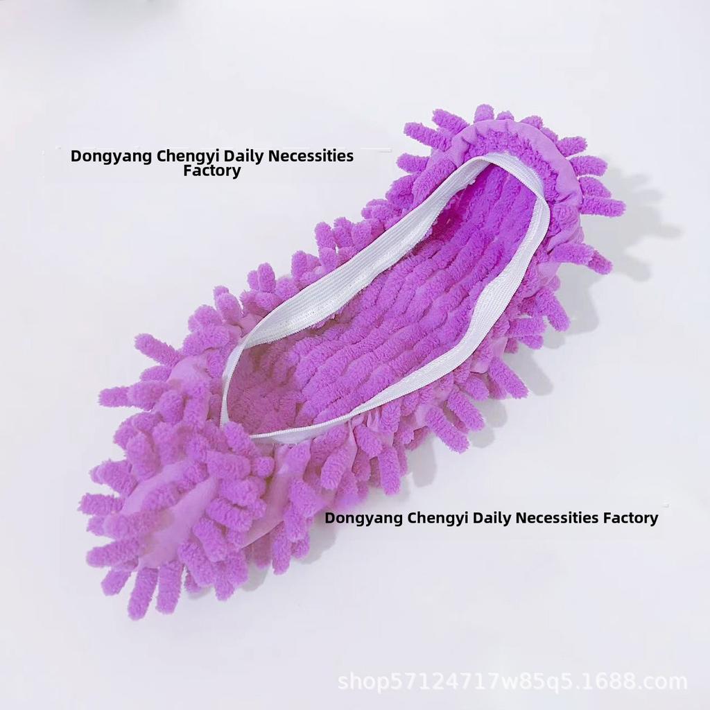 Chenille Shoe Covers Mop Slippers Reusable Washable Cleaning Slippers for Dusting and Floor Cleaning