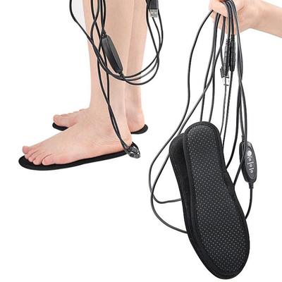 Стельки для обуви с подогревом от USB, электрические стельки с подогревом, моющиеся, перезаряжаемые, грелка для ног, электрические стельки с подогревом для катания на лыжах, пешего туризма