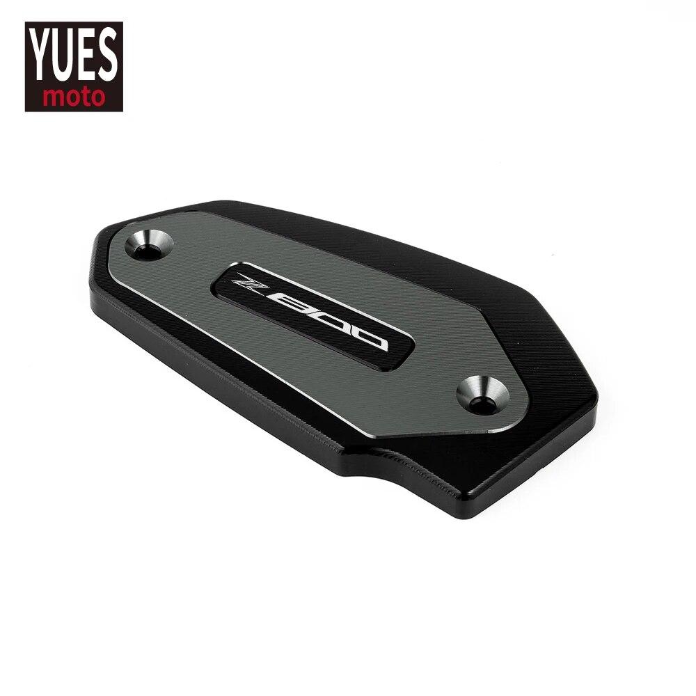 Motorcycle Accessories CNC Front & Rear Brake Fluid Cylinder Master Reservoir Cover Cap For KAWASAKI Z800 2013 2014 2015 2016