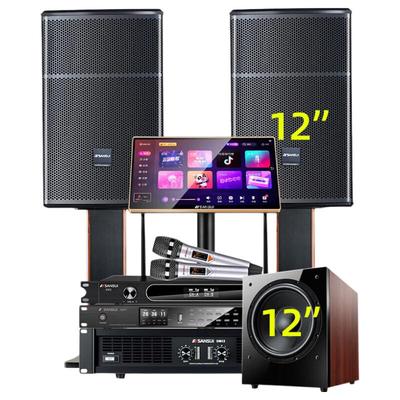 SANSUI SQ12+ Профессиональная домашняя KTV караоке-система CN вилка (адаптер в комплекте)