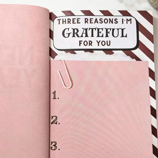 Love Notepad Just A Few Things I Love Message Book Heartfelt Journal for Couples Romantic Gift for Anniversary Valentine's