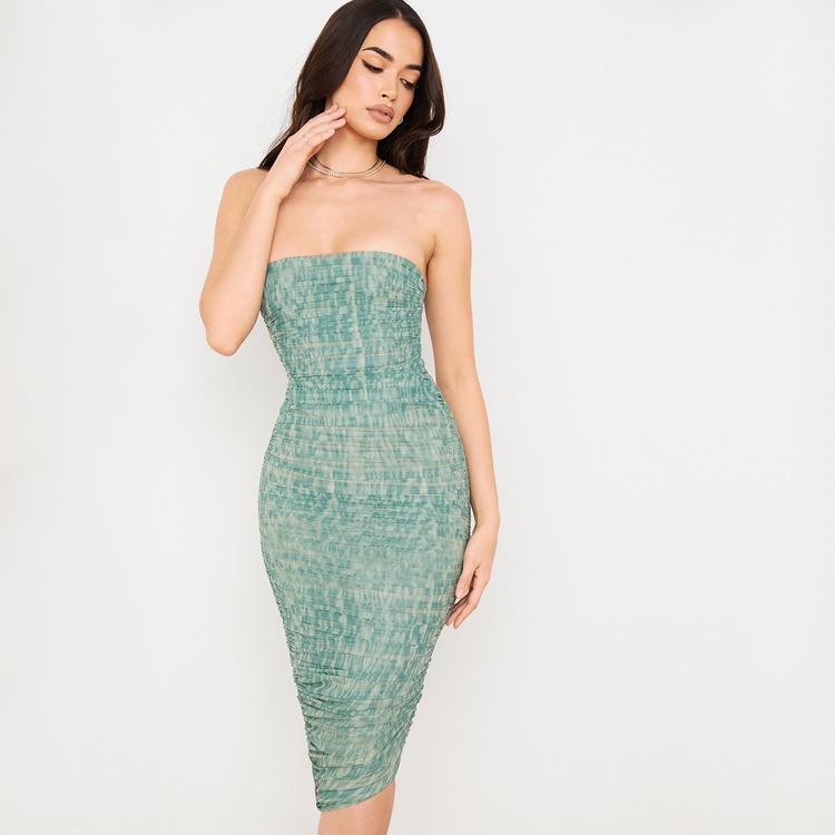 Женское сексуальное платье-футляр с принтом в европейском и американском стиле