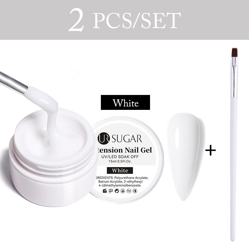 Держатель для бумаги для наращивания в коробке, набор инструментов для наращивания ногтей Crystal, быстрый УФ-клей для наращивания ногтей