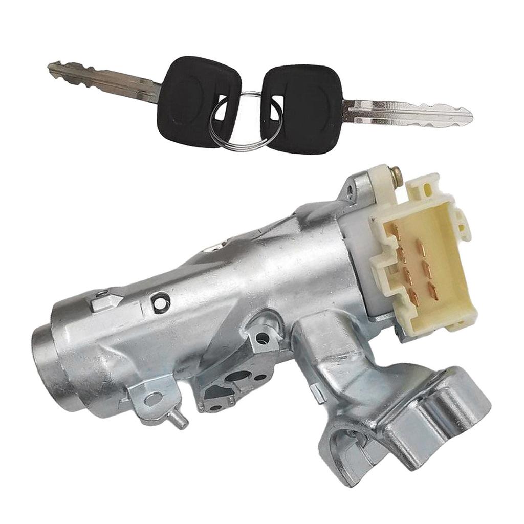 Прочный комплект ключа зажигания и цилиндра замка, цилиндра замка двери с 2 ключами, замена, совместимый для 45020-12-11 1998-02