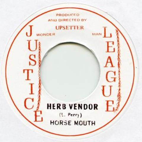 7-дюймовая пластинка HORSEMOUTH DELROY BUTLER Herb Vendor Give Thanks JL01 Justice League 1973 Великобритания Регги Ска Даб