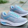 Lady Fashion Fitness Shoes Sport Breathable Shake Shoes Women Mesh Shoes Casual Platform Sneakers