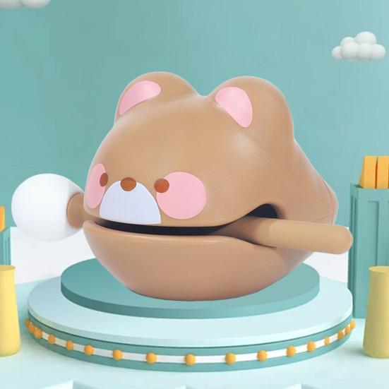 Деревянная игрушка-рыба с мультяшным животным и молотком для снятия стресса, медитации, успокаивающего ударного инструмента, настольного украшения из деревянной рыбы из смолы