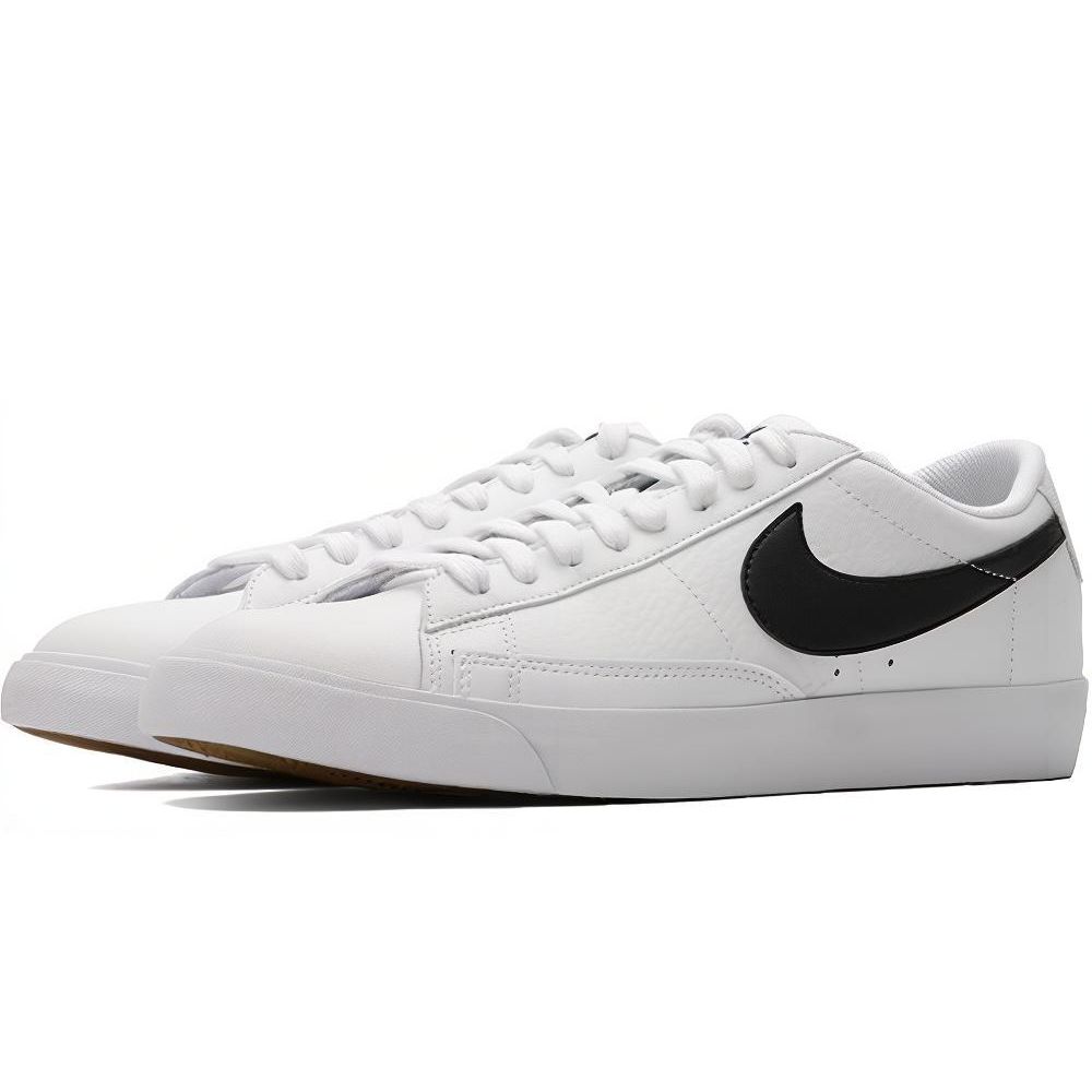 Nike Blazer Comfortable Casual Low-Top Skate Shoes Unisex Sneakers Black White BQ7306-001