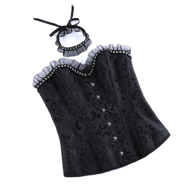 Women Elegant Jacquard Lace Trim Neck Scarf For Daily Outfit