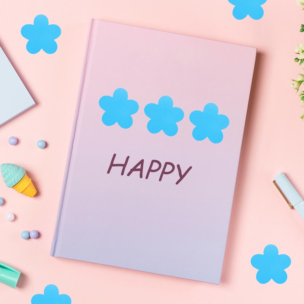 500 Labels Daisy Stickers PVC 1 Inch Daisy Shaped Sticker Labels Self-Adhesive Cute Decals for Envelope Scrapbook Award Charts
